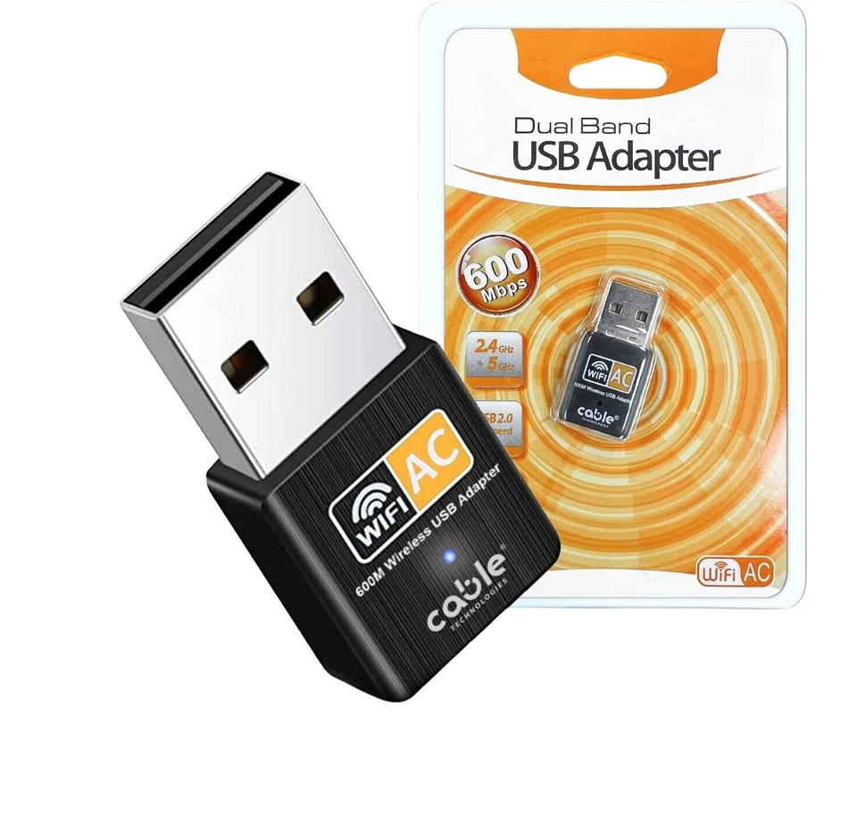 Cable Technologies Dual Band 600 Mbps USB Adapter