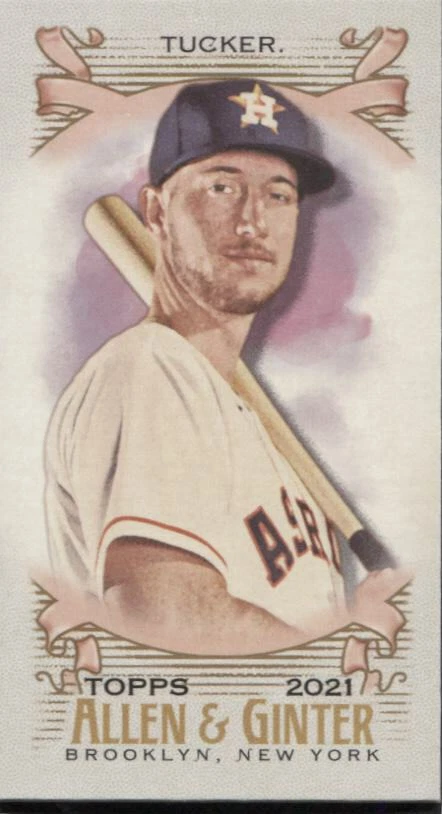 2021 Allen & Ginter KYLE TUCKER Mini Base Card - HOUSTON ASTROS - #223 - Image 1 of 1