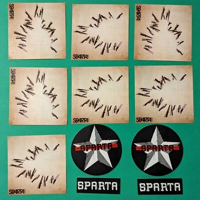 Paquete Lote De 11 Piezas SPARTA Austere Threes 4x4 3x3 1x3 Pegatina Música  Foto 1 de 2