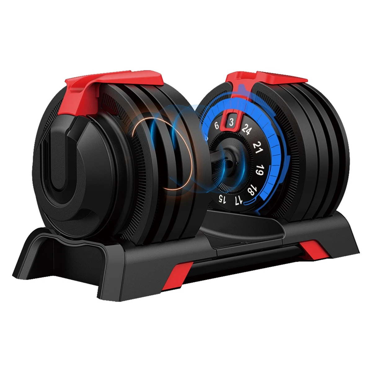 UKEEP Verstellbare Hanteln Set – 20-60 Kg, Umwandelbar Zur Langhantel, Perfekt Für Home-Gym
