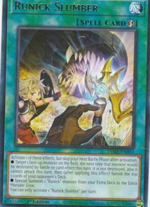 YUGIOH CARD RUNICK SLUMBER TAMA-EN034 1ST EDITION - Picture 1 of 1