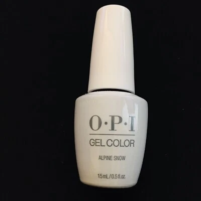 OPI GelColor - Alpine Snow Color White 15 mL/ 0.5 fl. oz. GC L00 - Image 1 of 4