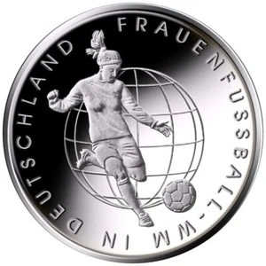 Euromünze Frauenfußball-WM Bst. G 2011 - Deutschland - 16 gr ST - Bild 1 von 2