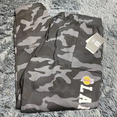 Pantalones deportivos New Era atléticos para mujer Los Angeles Lakers camuflados negros grises talla XL NUEVOS CON ETIQUETAS Foto 1 de 4