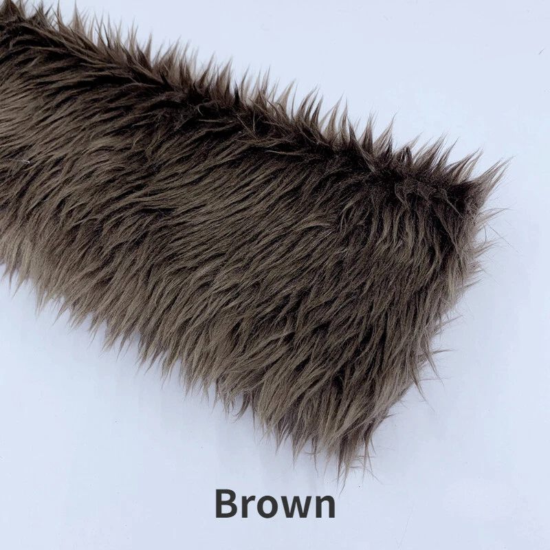 3CM Long Hair Faux Fur Fabric Furry DIY Material Toy Doll Background 40 45CM - Image 1 of 4