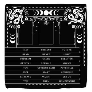 Keltisches Kreuz Assistent Tarot Lesetuch, Göttin Hekate Design - Bild 1 von 6