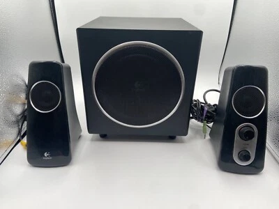 Logitech Z523 Speaker System 2.1 Subwoofer PC Computer Desktop Audio Black - Image 1 of 4