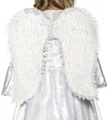 Underwraps перо крылья белый большой 26» крылья Хэллоуин, Рождество, косплей,... - Изображение 1 из 2