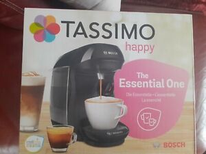 Bosch TASSIMO HAPPY 1,4 kW Machine à Café à Capsule - 0,7 L, Noire (TAS1002)