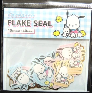 New Sanrio Pochacco friends - Flake Seal 10 designs 40 Stickers - Picture 1 of 2