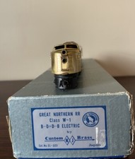 NJ Custom Brass EL-323 HO Great Northern B-D+D-B Class W-1 Electric Locomotive