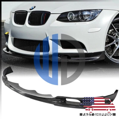 Labio de fibra de carbono estilo 3D BMW E90 E92 E93 M3 2008 2009 2010 2011 2012 2013 Foto 1 de 4