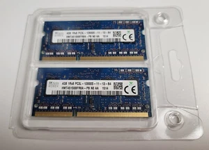 SK hynix 8GB ( 2x4GB) HMT451S6BFR8A-PB NO AA 1Rx8 PC3L - 12800S DDR3 SODIMM MEM - Picture 1 of 1