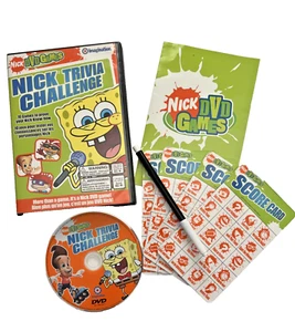 Imagine Entertainment Nick Trivia Challenge DVD Game Good Used W/ Cards 90s Y2K - Picture 1 of 8