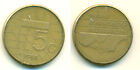 1988 Netherlands 5 Gulden Coin (b242)
