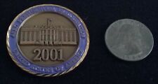 AUTHENTIC 2001 President George Bush Inauguration White House US Challenge Coin