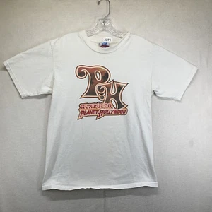 Vintage 90s Planet Hollywood Acapulco T-Shirt Mens Size Medium White - Picture 1 of 15