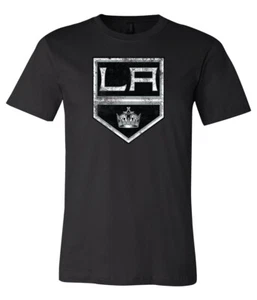 Los Angeles Kings Distressed logo shirt S-6XL Tracking!! - Picture 1 of 2