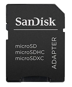 Adaptador de tarjeta de memoria SanDisk MicroSD a SD Adaptador MicroSD Muy Bueno 1E - Imagen 1 de 3