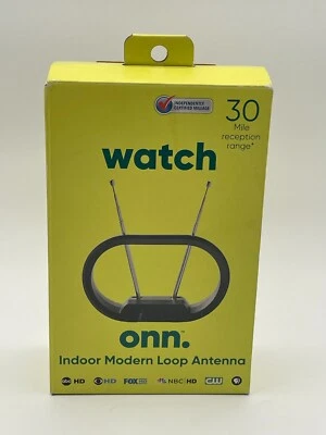 Antena de bucle moderna interior Watch Onn rango de recepción de 30 millas Foto 1 de 4