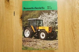 RENAULT Ciągnik Broszura Seria S Typ 681 2 strony 1979 - Zdjęcie 1 z 2