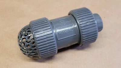 New Hayward 1/2" PVC True Union Ball Check Valve w/ Strainer M3-RW - Image 1 of 4