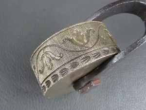 Vintage wide pattern roll bookbinders finishing wheel leather working tool - Picture 1 of 12