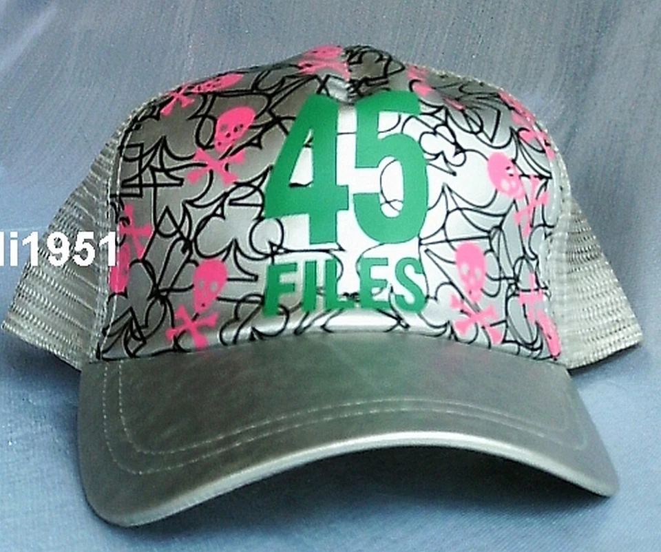 Wow Baseball Cheerleader Cappello Retato Berretto Argento Edizione - Immagine 1 di 1