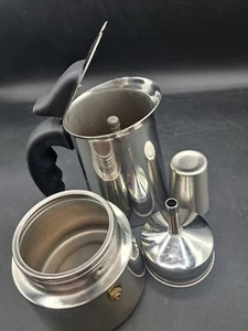 Laroma Stainless Steel Espresso Coffee Maker Moka Pot - Picture 1 of 5