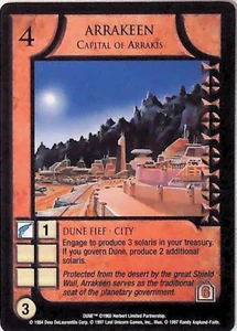 Dune CCG - Eye of the Storm ARRAKEEN CAPITAL OF ARRAKIS M/GEM MINT Tip Top Shelf - Picture 1 of 1