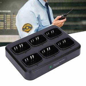 EU Plug Two Way Radio Six Way Charger Station Multi Unit Rapid Gang Charger Hot - Zdjęcie 1 z 22