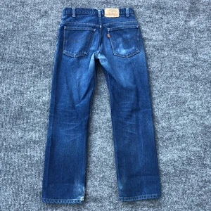 Levi's 509 Vintage Orange Tab Denim Jeans 31x30 (31x29) Made in USA Distress - Picture 1 of 15