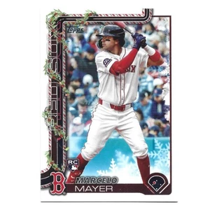 2025 Topps Holiday Boston Red Sox Marcelo Mayer RC - Picture 1 of 1