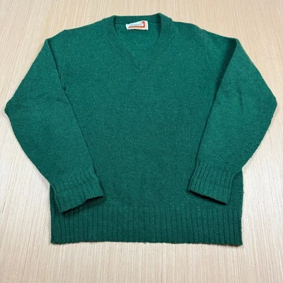 Suéter Puritano Vintage Años 70 Verde Oscuro Thermax Mediano Hombre Rockalbilly Golf Foto 1 de 4