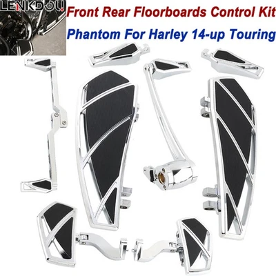 For Harley Touring Floorboards Highway Foot Pegs Shifter Lever Brake Arm 2014-24 - Image 1 of 4