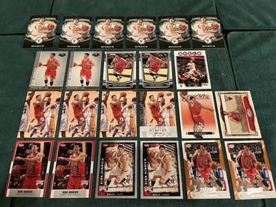 LOTE DE 23 CARTAS KIRK HINRICH 2008-09 TOROS TOPPS TESORERÍA PUNTA UD MVP FLEER Foto 1 de 4