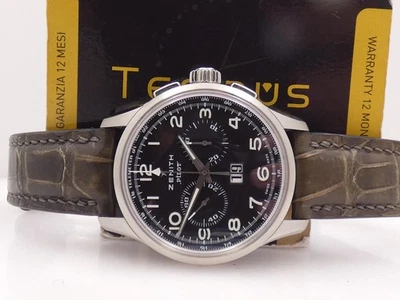 RELOJ AUTOMÁTICO ZENITH EL PRIMERO PILOT BIG DATE ESPECIAL CRONO 03.2410.4010 Foto 1 de 4