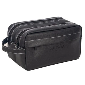 PU leather Men Travel Toiletry Bag Bathroom Hygiene Kits Organizer Case Male ... - Picture 1 of 9