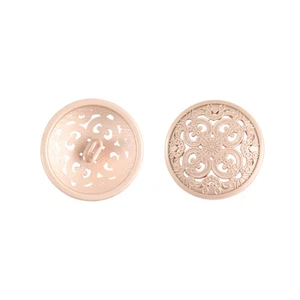 30 Pcs Metal Hollow Buttons 25 Mm for Jacket Coat Sewing Fastener - Picture 1 of 12