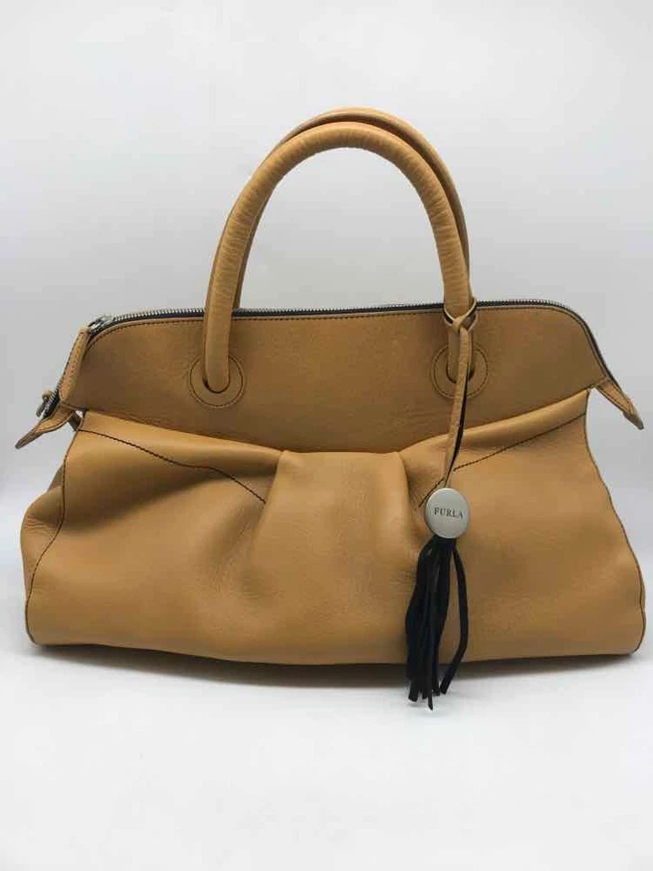 Pre-Owned Furla Tan Leather Shoulder Bag - Image 1 of 4
