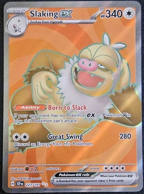 Slaking ex 227/191 Sv08: Surging Sparks Holo Ultra Rare NM - Image 1 of 3