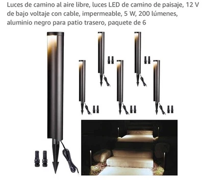 Foco LED para Paisaje Exterior 12V Luz Arriba Abajo para Pasos de Patio Foto 1 de 4