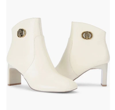 Nuevo con etiquetas Botas Kurt Geiger London Bone Chelsea Puntera Cuadrada Cabeza de Águila 10 41 Foto 1 de 4