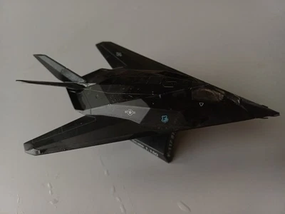 Postage Stamp Model Power Diecast Lockheed F117 Nighthawk USAF Stealth 1:150 - Image 1 of 4