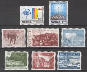 Noruega Y84 MNH 8v 1975 - Trabajo - Animales Oso Polar - Debajo de la cara - Imagen 1 de 1