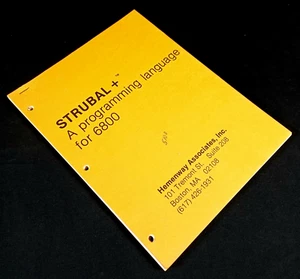 1978 STRUBAL+ A Programming Language for 6800 STRUCTURED BASIC LANGUAGE Comp Bk - Picture 1 of 6