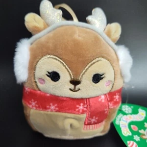 Squishmallow Darla The Reindeer 4” Holiday Squad 2023 Christmas Ornament NWT - Picture 1 of 6