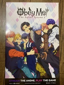 ANIME EXPO AX 2022 Obey Me! Crunchyroll Game Poster Exclusive - Picture 1 of 1