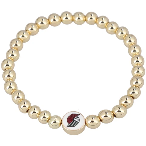 Women's BaubleBar Gold Portland Trail Blazers Pisa Bracelet Cover