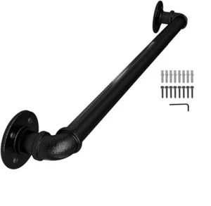 Heavy Duty Pipe Stair Case Hand Rail Grab Wall Banister/Multipurpose Use - 55CM - Picture 1 of 7